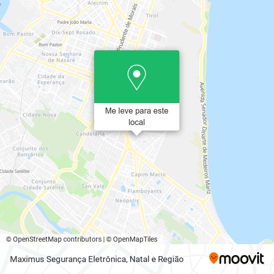 Maximus Segurança Eletrônica mapa