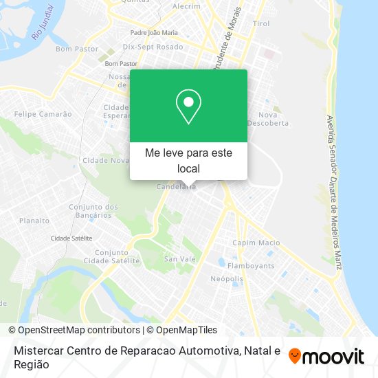 Mistercar Centro de Reparacao Automotiva mapa