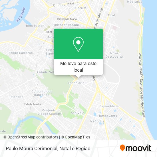 Paulo Moura Cerimonial mapa