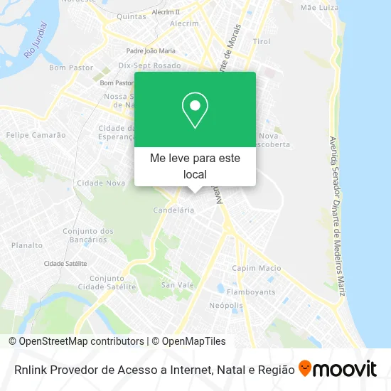 Rnlink Provedor de Acesso a Internet mapa