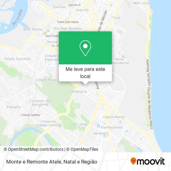 Monte e Remonte Atele mapa