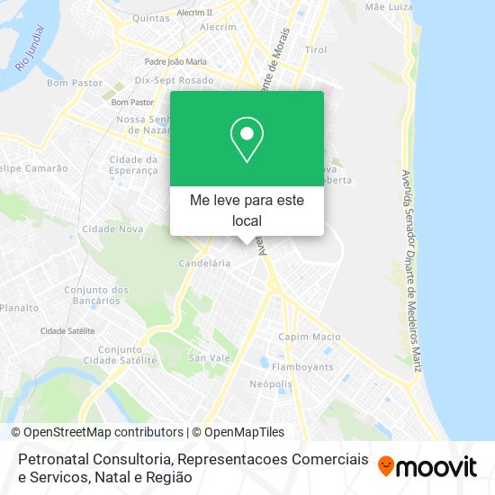 Petronatal Consultoria, Representacoes Comerciais e Servicos mapa