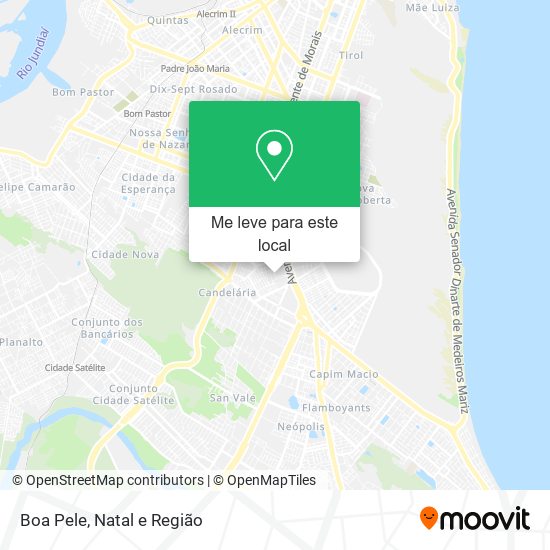 Boa Pele mapa