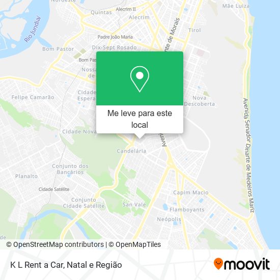 K L Rent a Car mapa