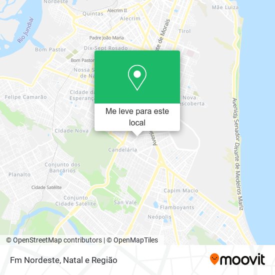 Fm Nordeste mapa