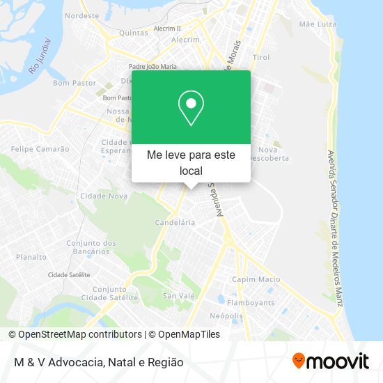 M & V Advocacia mapa