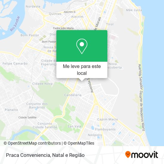 Praca Conveniencia mapa