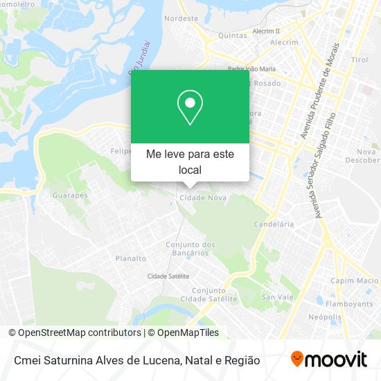 Cmei Saturnina Alves de Lucena mapa