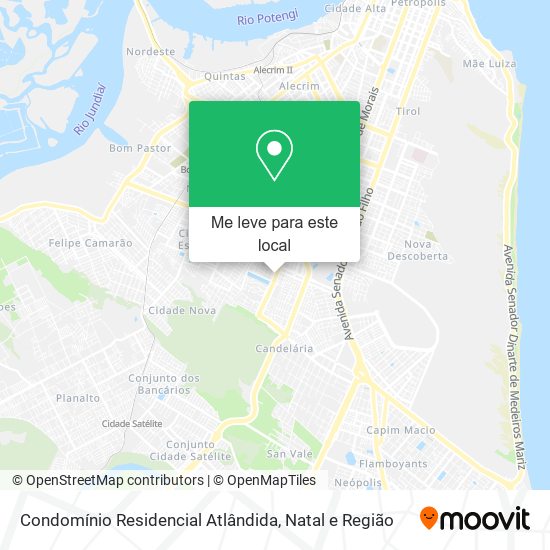 Condomínio Residencial Atlândida mapa