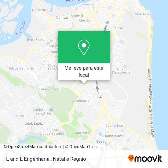 L and L Engenharia. mapa