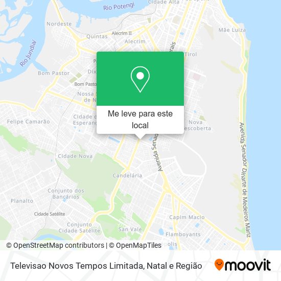 Televisao Novos Tempos Limitada mapa