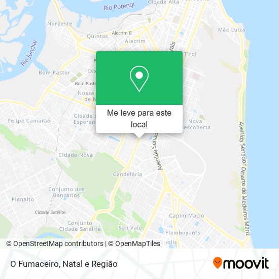 O Fumaceiro mapa