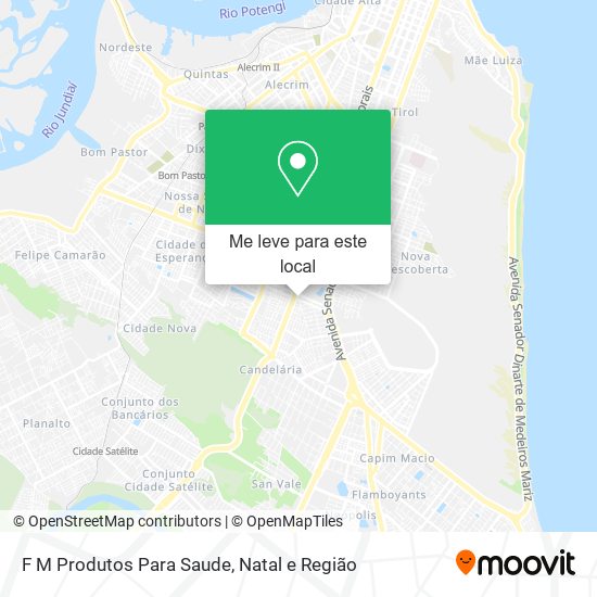 F M Produtos Para Saude mapa