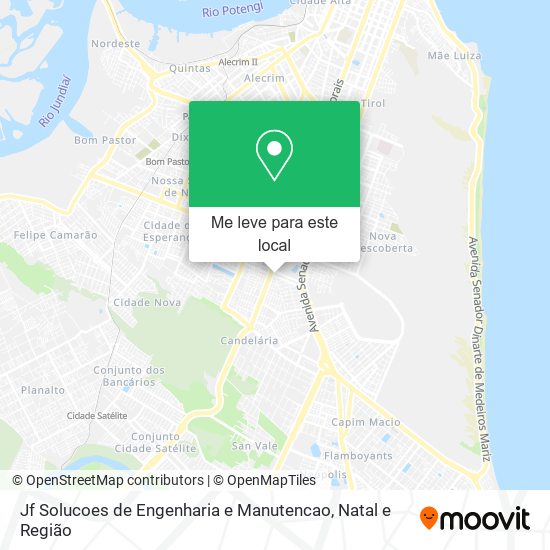 Jf Solucoes de Engenharia e Manutencao mapa