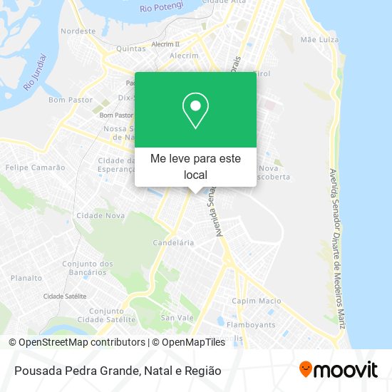 Pousada Pedra Grande mapa