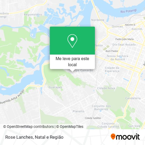 Rose Lanches mapa