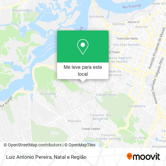 Luiz Antonio Pereira mapa