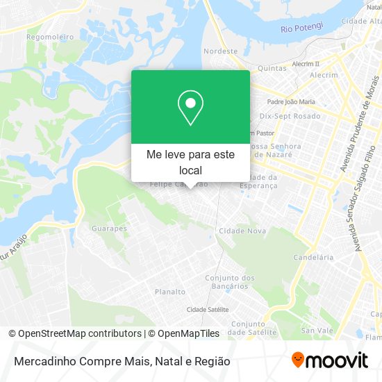 Mercadinho Compre Mais mapa