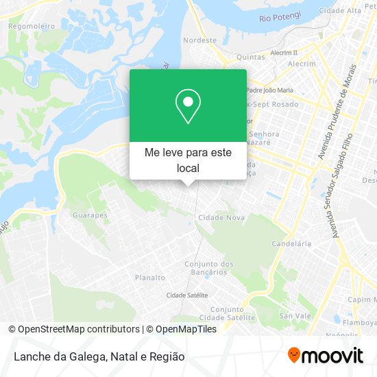 Lanche da Galega mapa