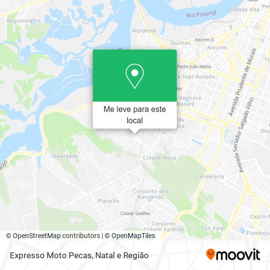 Expresso Moto Pecas mapa
