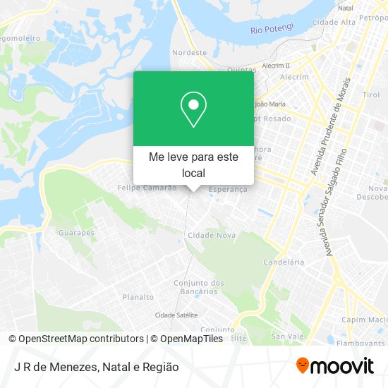 J R de Menezes mapa