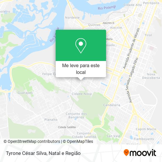 Tyrone César Silva mapa