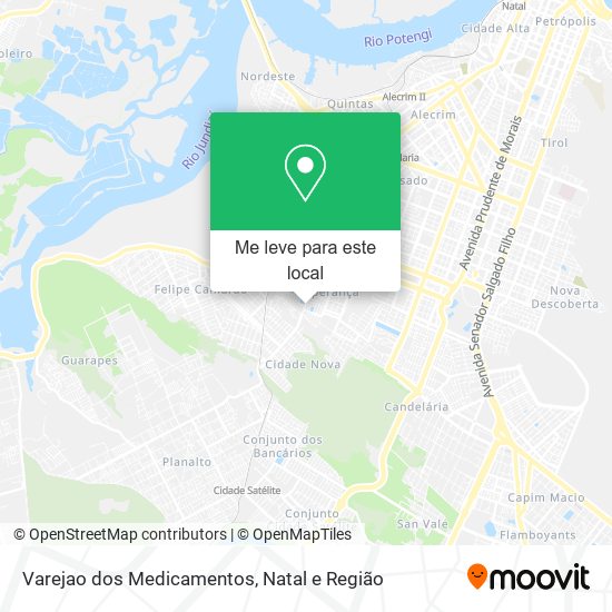 Varejao dos Medicamentos mapa