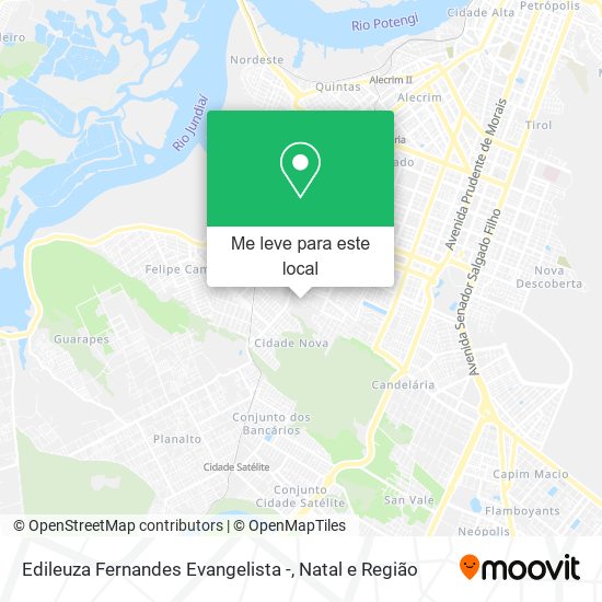 Edileuza Fernandes Evangelista - mapa