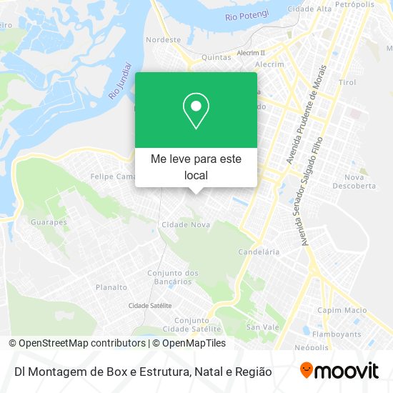 Dl Montagem de Box e Estrutura mapa