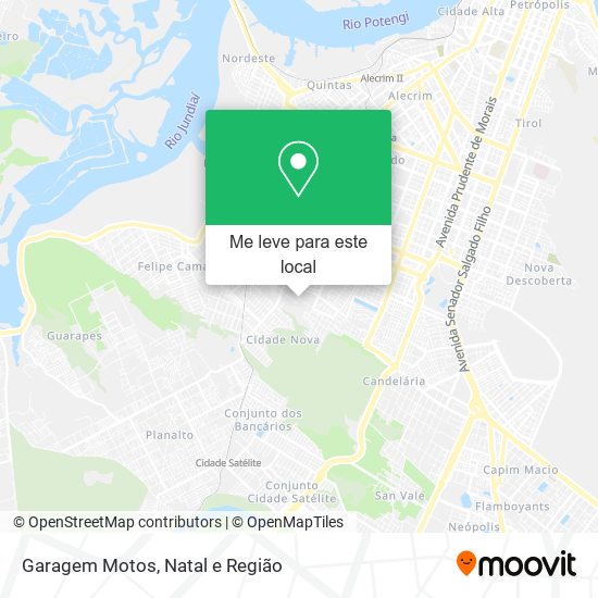 Garagem Motos mapa