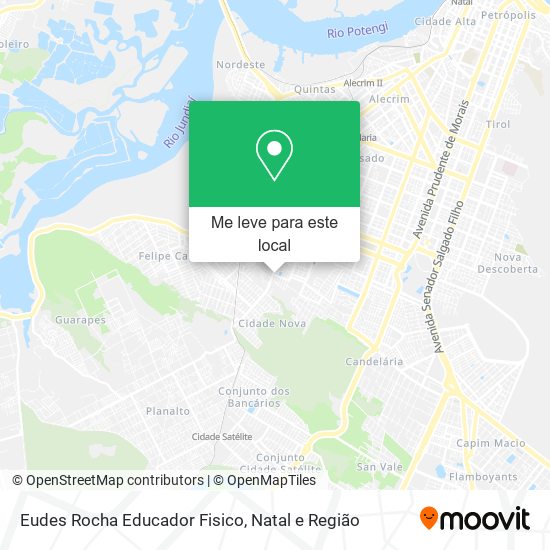 Eudes Rocha Educador Fisico mapa