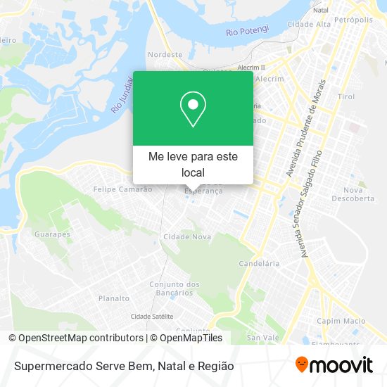 Supermercado Serve Bem mapa