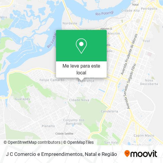 J C Comercio e Empreendimentos mapa