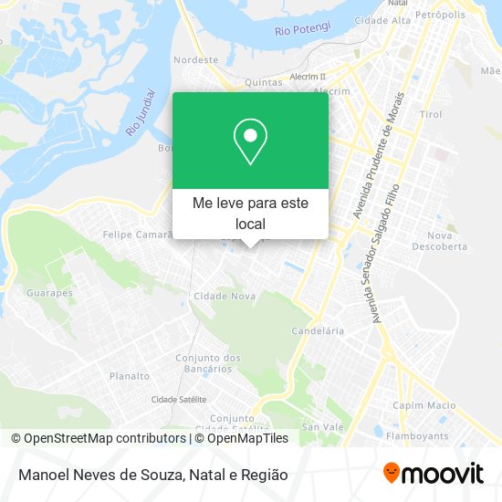 Manoel Neves de Souza mapa