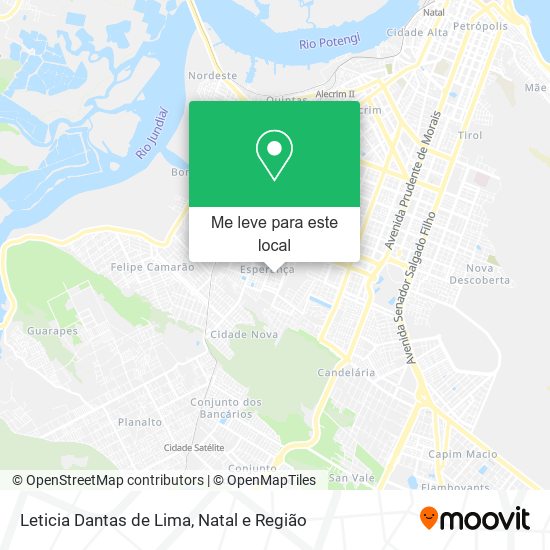 Leticia Dantas de Lima mapa