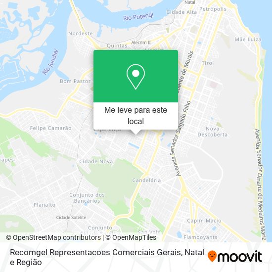 Recomgel Representacoes Comerciais Gerais mapa