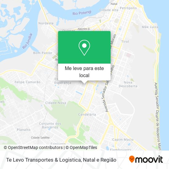 Te Levo Transportes & Logistica mapa