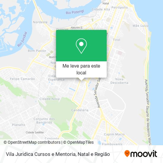 Vila Juridica Cursos e Mentoria mapa