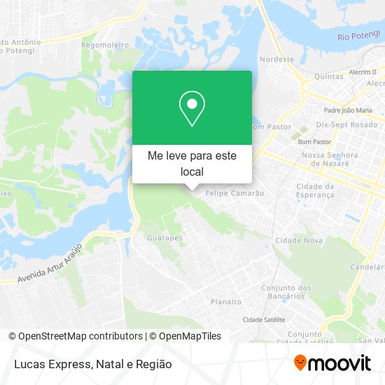 Lucas Express mapa