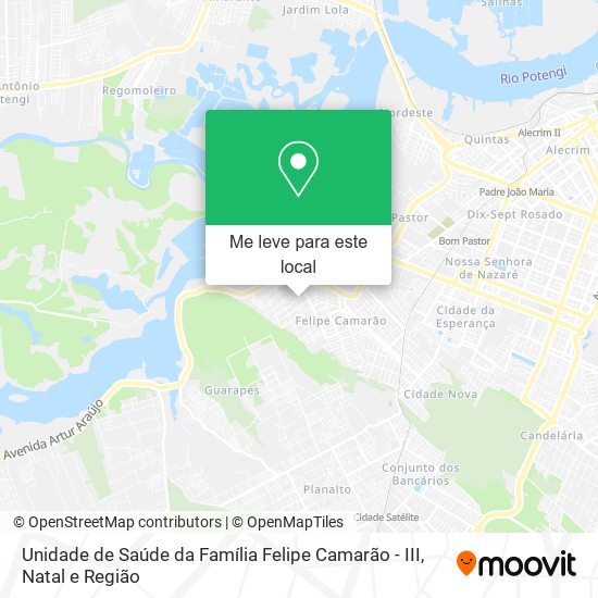 Unidade de Saúde da Família Felipe Camarão - III mapa