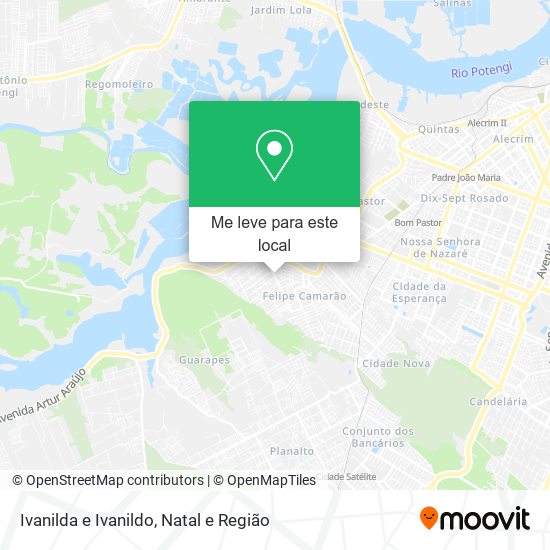 Ivanilda e Ivanildo mapa