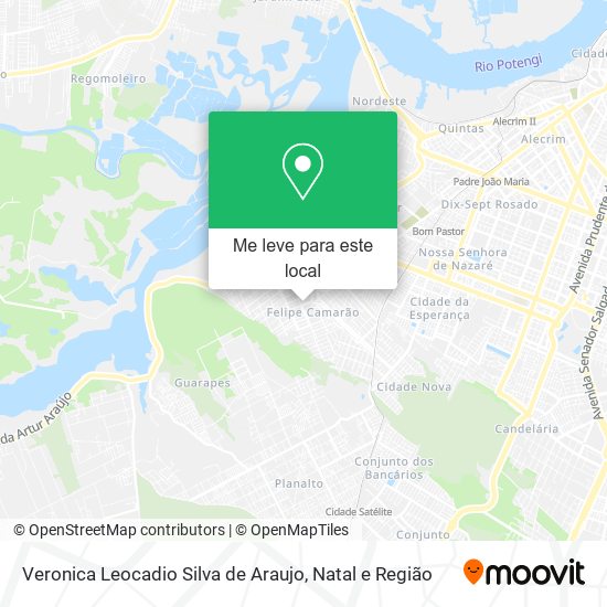 Veronica Leocadio Silva de Araujo mapa