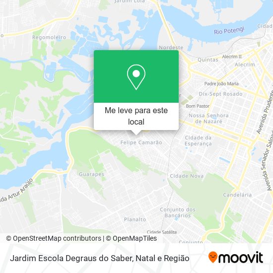 Jardim Escola Degraus do Saber mapa