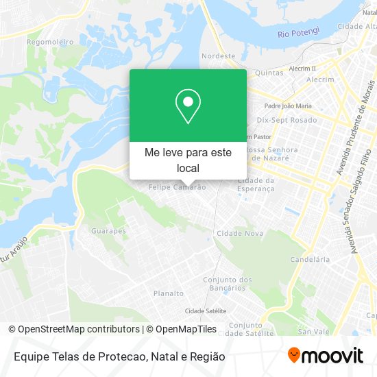 Equipe Telas de Protecao mapa