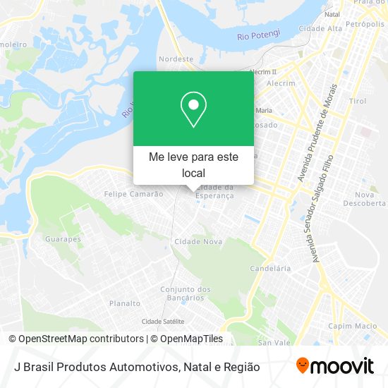 J Brasil Produtos Automotivos mapa