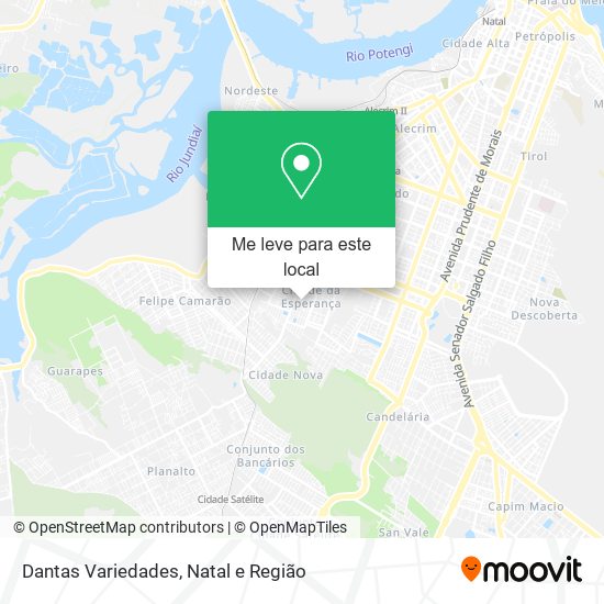 Dantas Variedades mapa