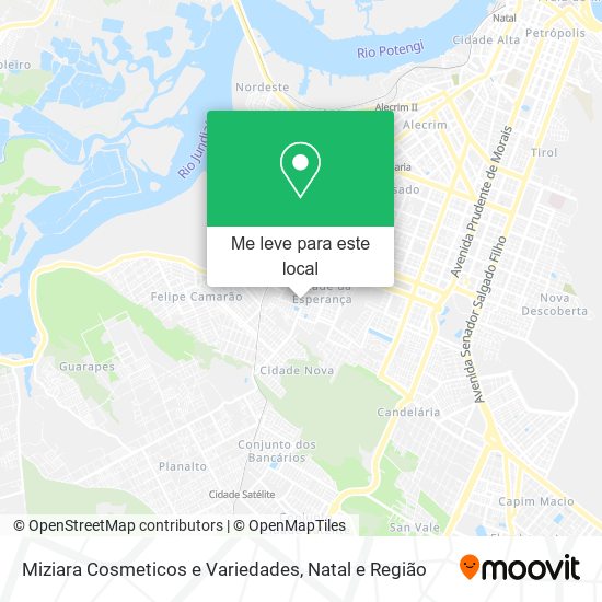 Miziara Cosmeticos e Variedades mapa