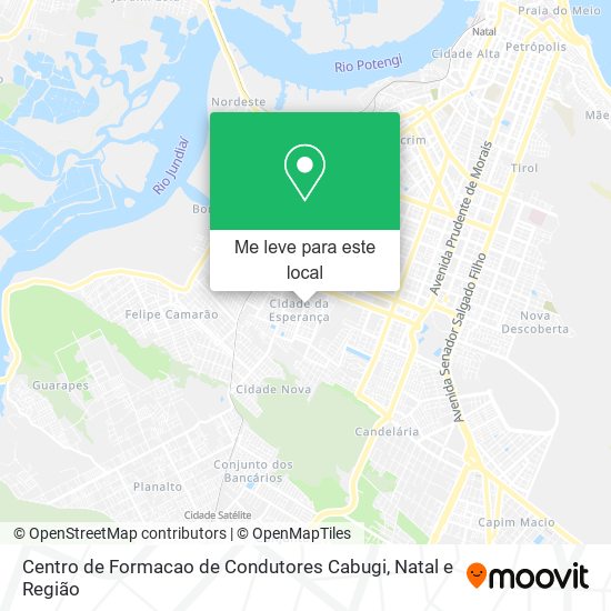 Centro de Formacao de Condutores Cabugi mapa