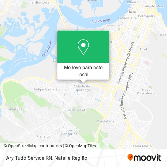 Ary Tudo Service RN mapa