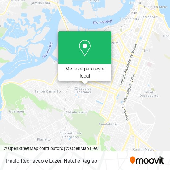 Paulo Recriacao e Lazer mapa